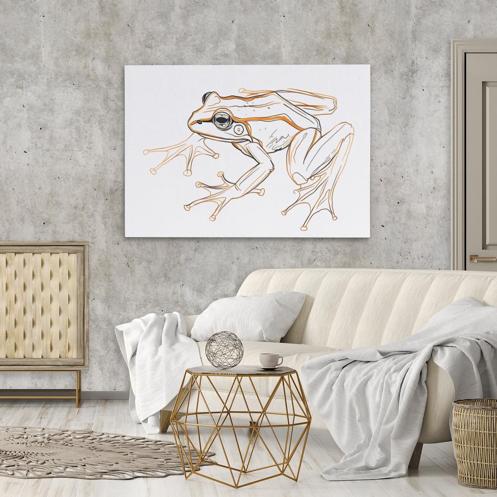 Frog Sketch - Luxury Wall Art