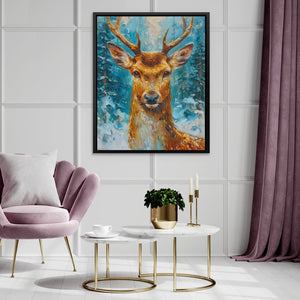 Frozen Antlers - Luxury Wall Art