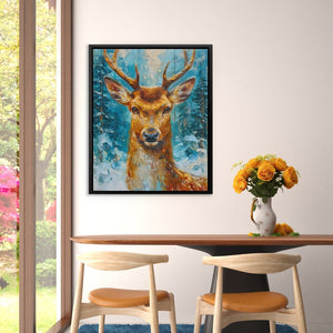 Frozen Antlers - Luxury Wall Art