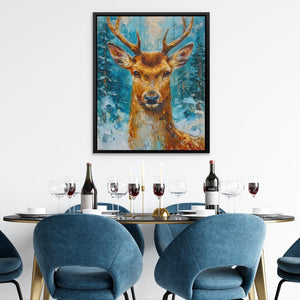 Frozen Antlers - Luxury Wall Art