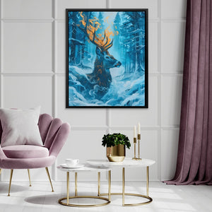 Frozen Deer - Luxury Wall Art