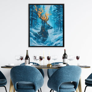 Frozen Deer - Luxury Wall Art