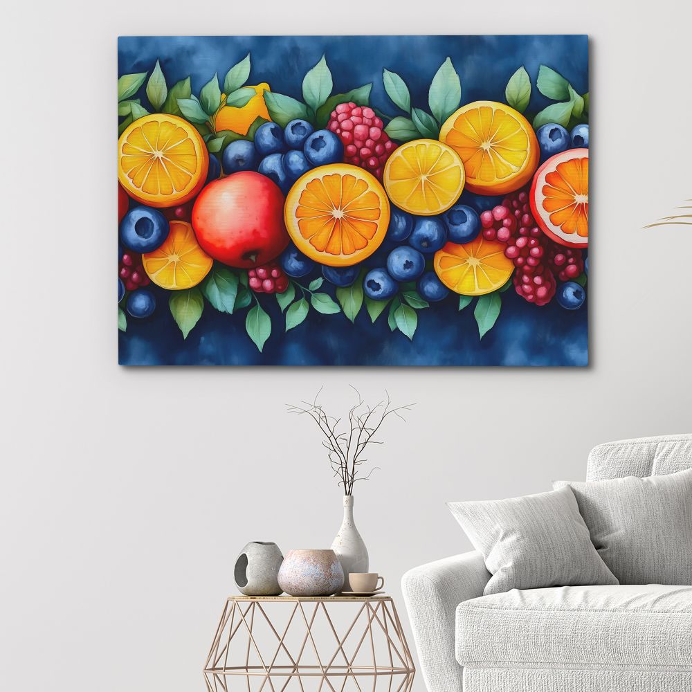 Fruit Wreath - Luxury Wall Art