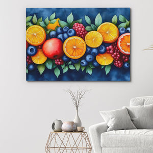 Fruit Wreath - Luxury Wall Art