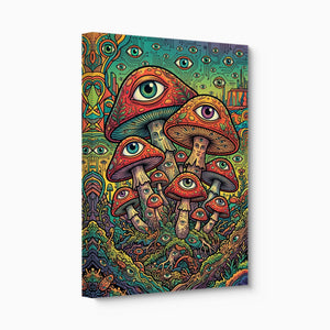 Fungi Eye Network — fungi eye network angled flush print