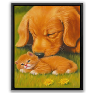 Furry Friendship - Luxury Wall Art