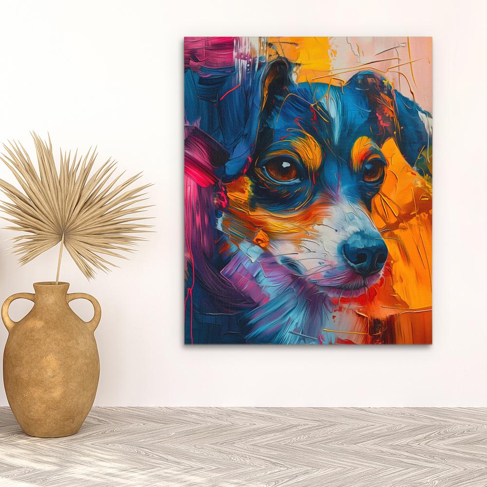 Furry Pup - Luxury Wall Art
