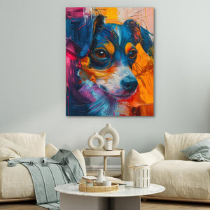 Furry Pup - Luxury Wall Art