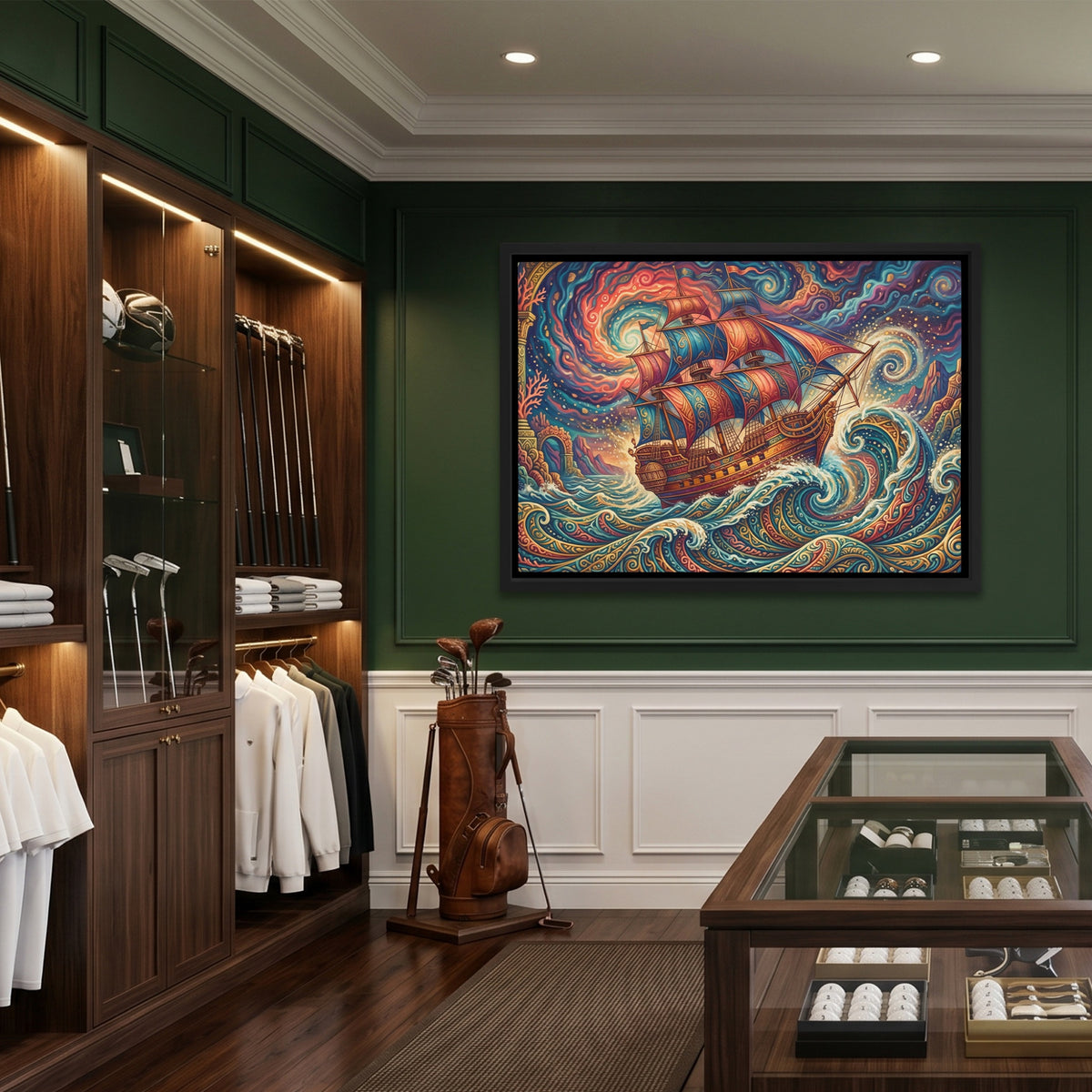 Galleon Swirling Seas — Galleon Swirling Seas Clubhouse Golf Land 92
