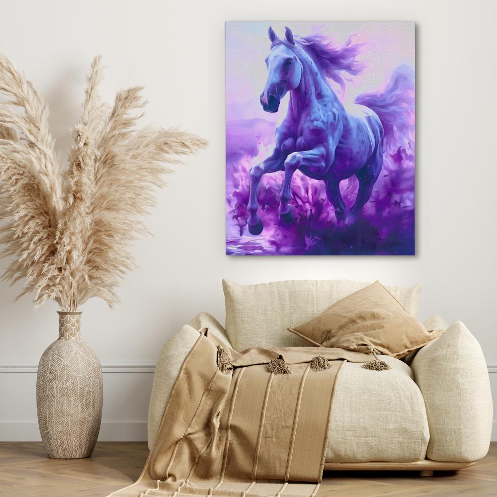 Galloping Amethyst - Luxury Wall Art