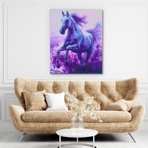 Galloping Amethyst - Luxury Wall Art