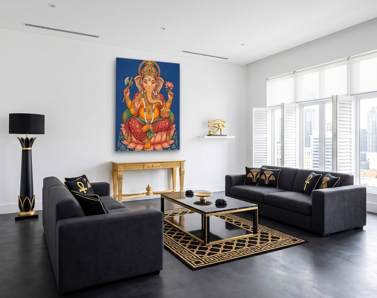Ganesh Golden Lotus — Ganesh Golden Lotus Egypt Themed Room Port Angle 115