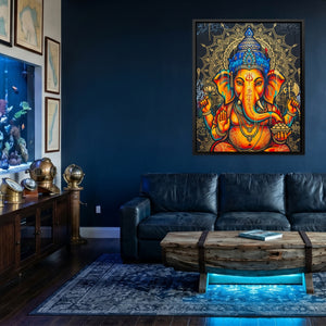 Ganesh Orange Mandala — Ganesh Orange Mandala Underwater Den Port 182