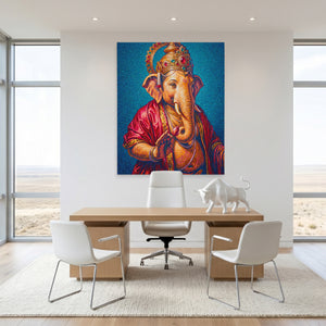 Ganesha Jeweled Crown — Ganesha Jeweled Crown White Bull Room Port 70