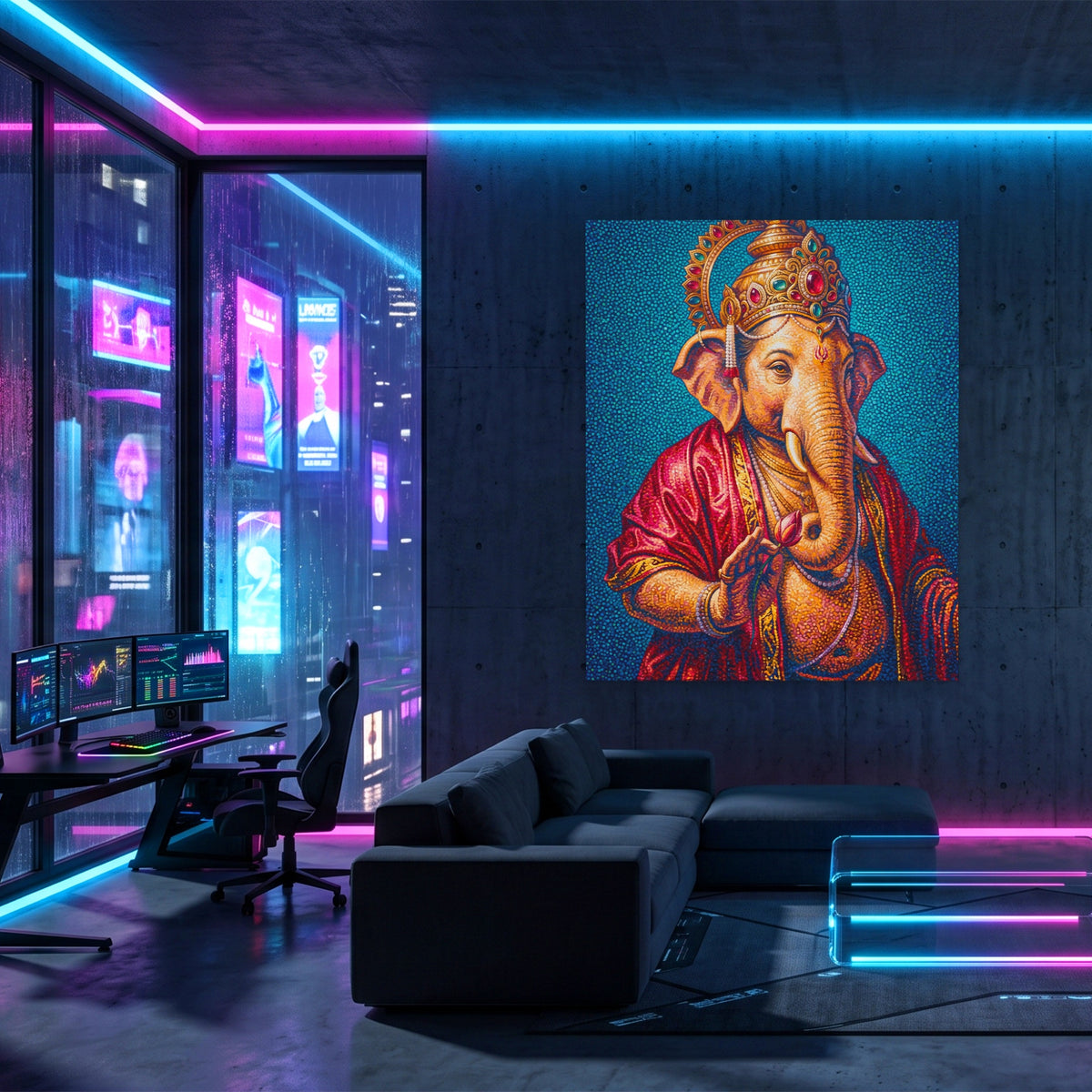 Ganesha Jeweled Crown — Ganesha Jeweled Crown Gaming Room Port 190