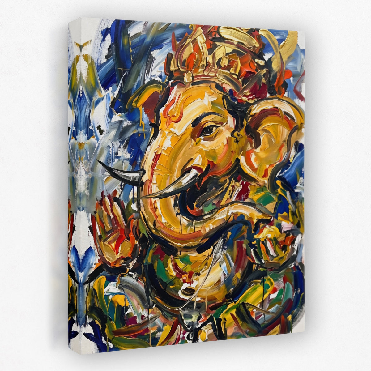 Ganesha Urban Expressionism — Ganesha Urban Expressionism Portrait   Side View   Mirror 272