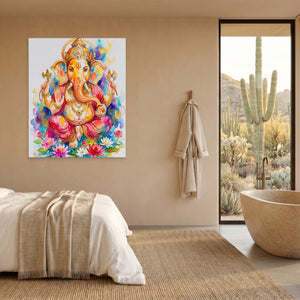 Ganesha Watercolor Blooms — Ganesha Watercolor Blooms Desert Home Port 33