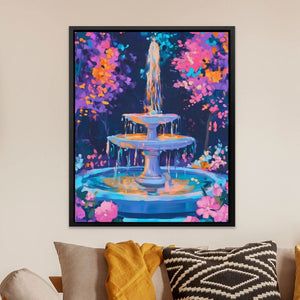 Garden Fountain - Luxury Wall Art