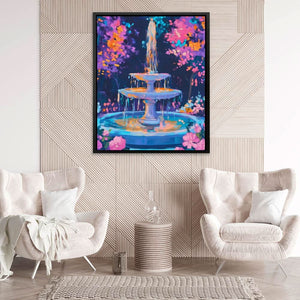 Garden Fountain - Luxury Wall Art