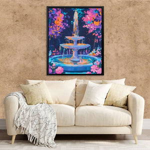 Garden Fountain - Luxury Wall Art