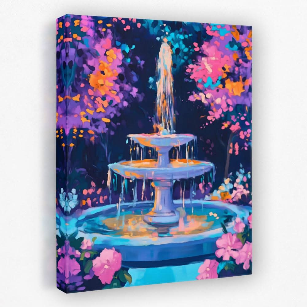 Garden Fountain - Luxury Wall Art