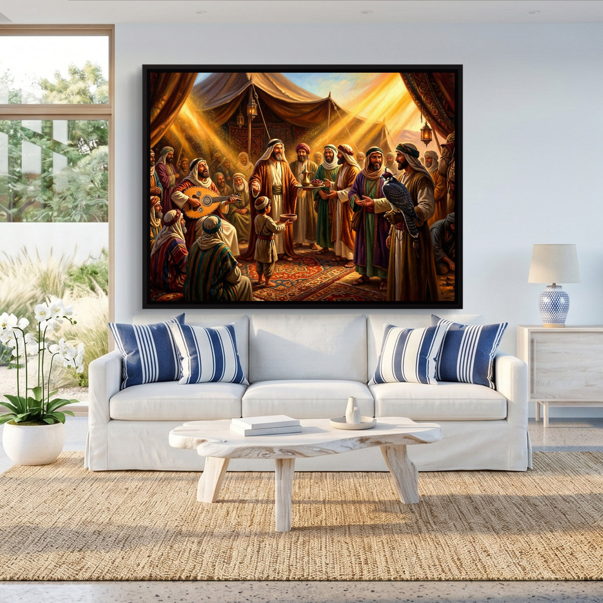 Gathering Golden Light — gathering golden light sq beach house 1land framed black