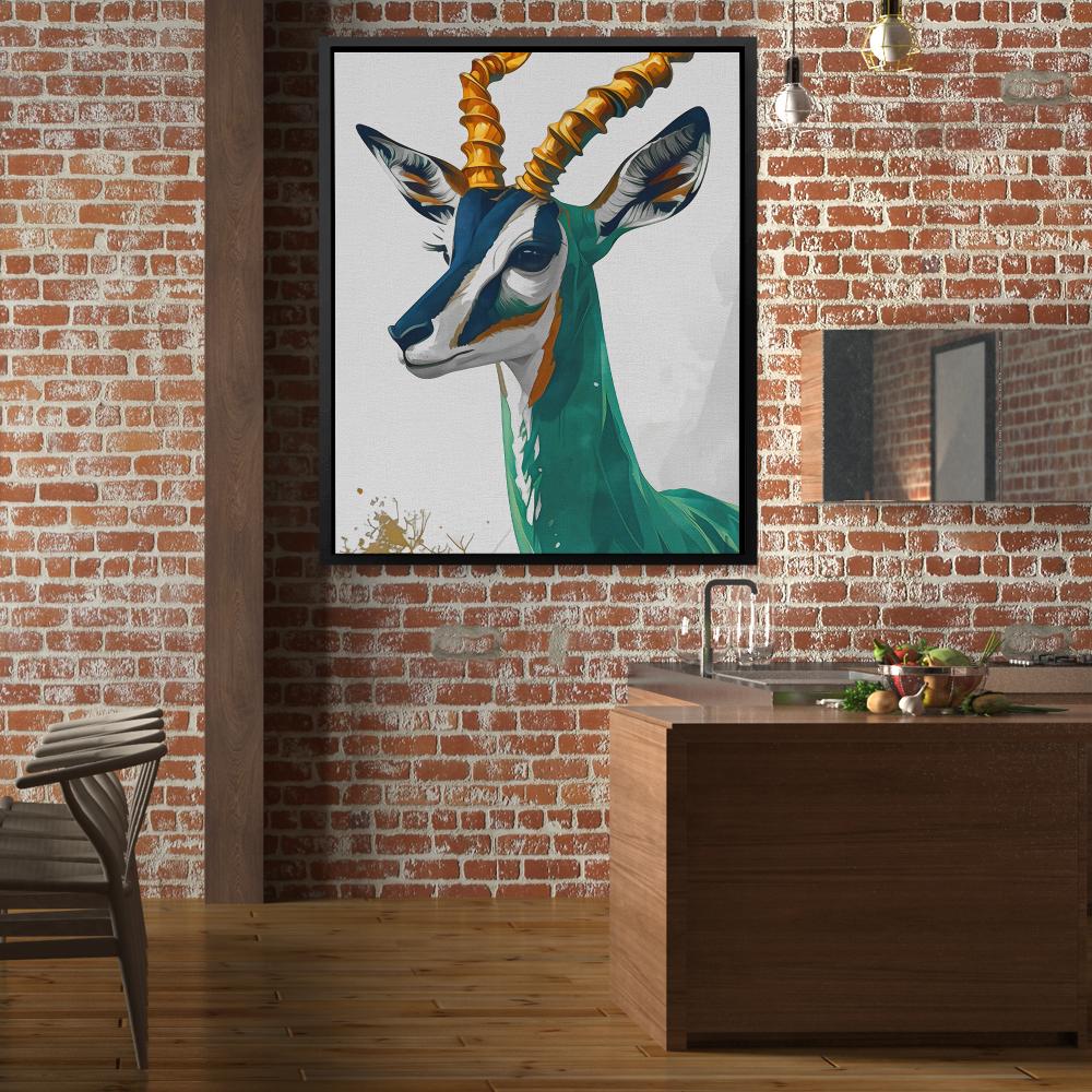 Gazelle's Gaze - Luxury Wall Art