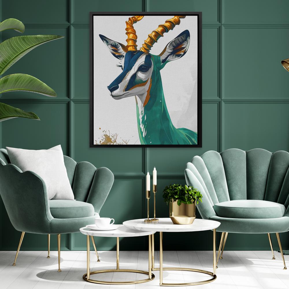 Gazelle&#39;s Gaze - Luxury Wall Art