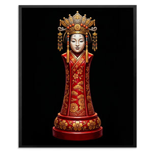 Geisha Chess Queen - Luxury Wall Art