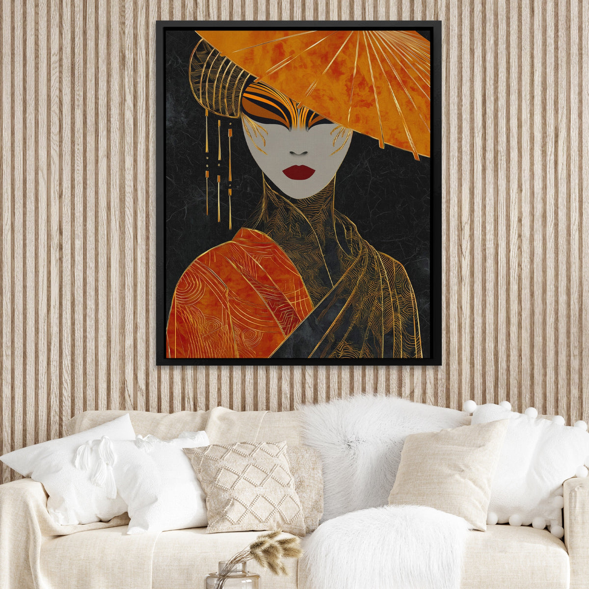 Geisha Dramatic Profile — Geisha Dramatic Profile Boojie Vibe Couch Close Up 10
