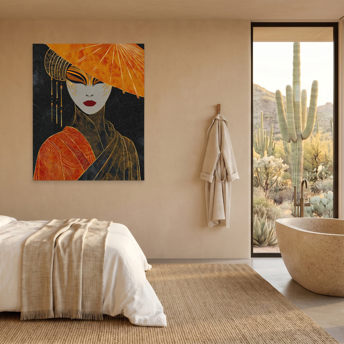 Geisha Dramatic Profile — Geisha Dramatic Profile Desert Home Port 34