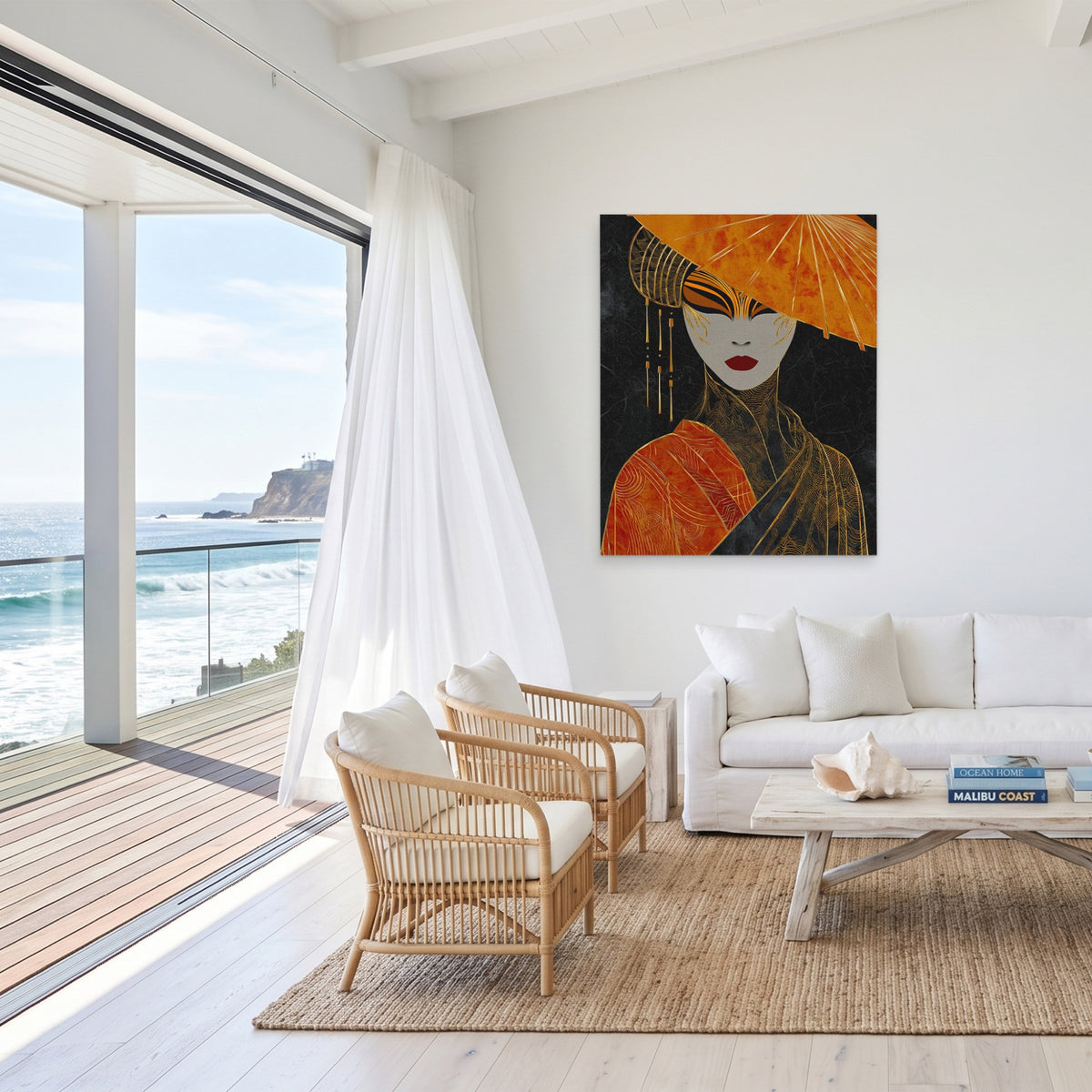 Geisha Dramatic Profile — Geisha Dramatic Profile Malibu Beach Port 178