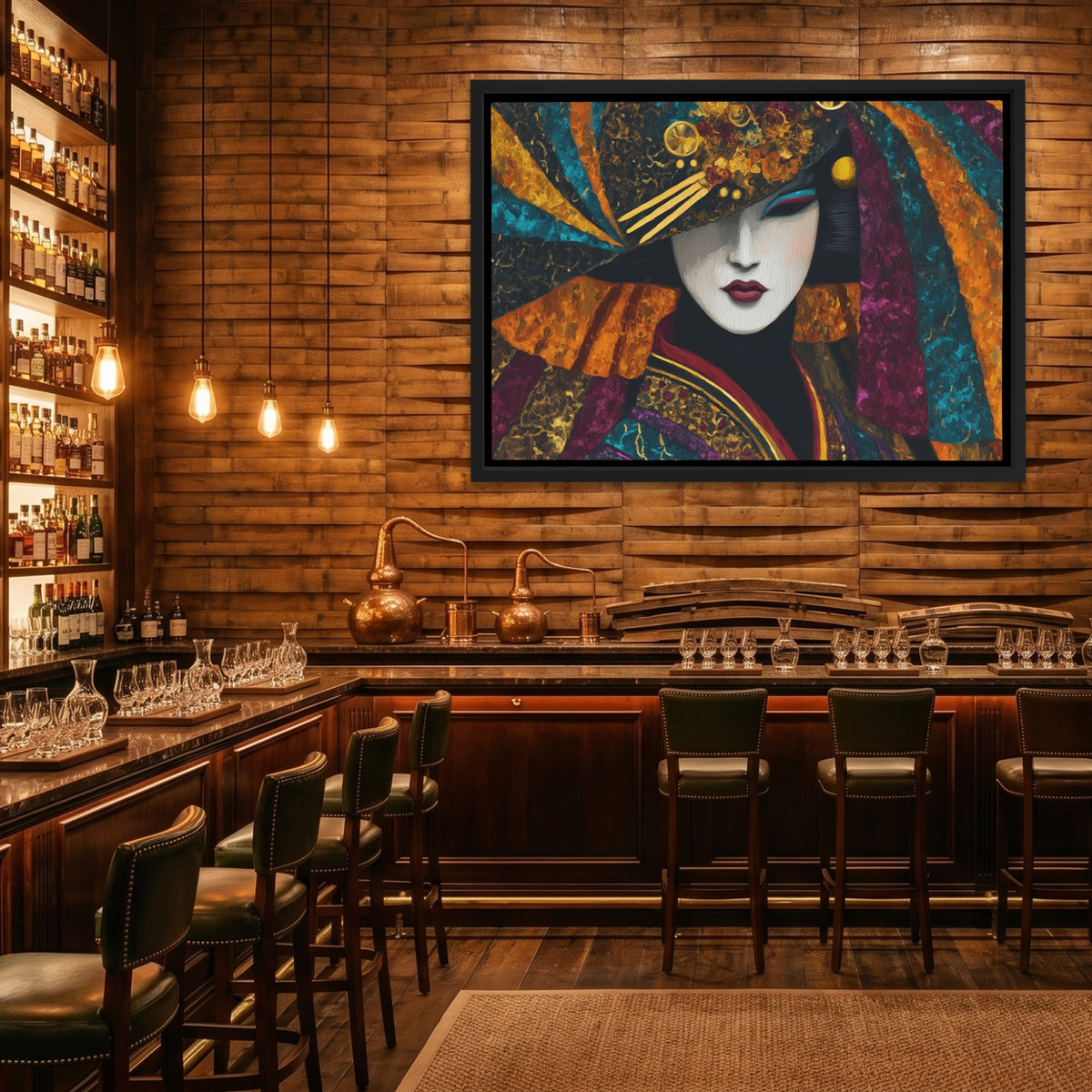 Geisha Golden Masquerade — Geisha Golden Masquerade Whiskey Bar Land 215