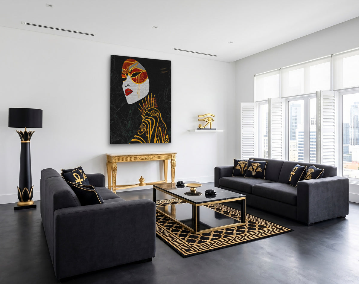 Geisha Golden Parasol — Geisha Golden Parasol Egypt Themed Room Port Angle 119