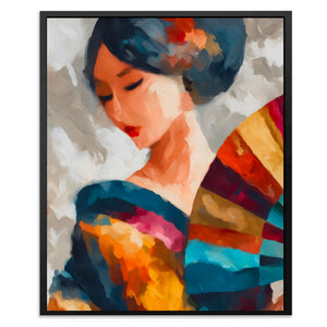 Geisha Ink Wash — Geisha Ink Wash Front Facing Portrait2 83
