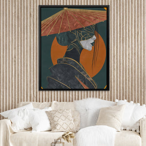 Geisha Parasol Profile — Geisha Parasol Profile Boojie Vibe Couch Close Up 12