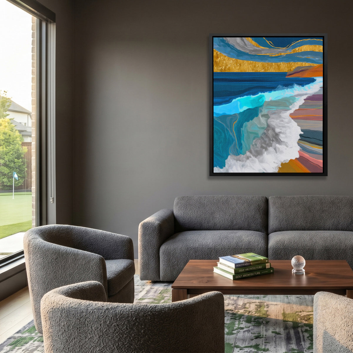Gentle Shore Breaking — Gentle Shore Breaking Golf Course House Port 109