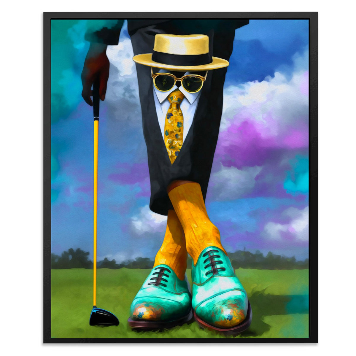 Gentleman Golfer's Reverie - Luxury Wall Art
