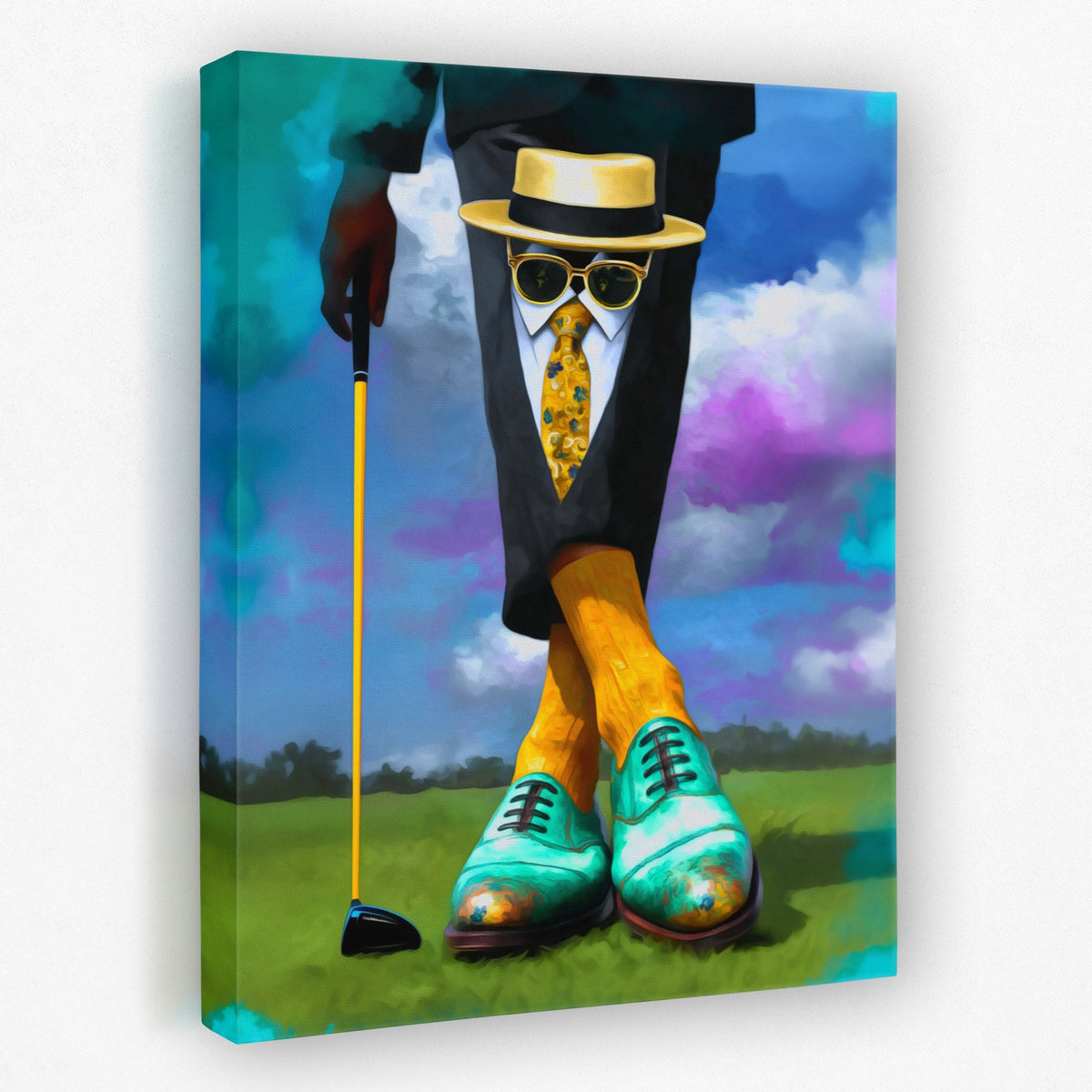 Gentleman Golfer's Reverie - Luxury Wall Art