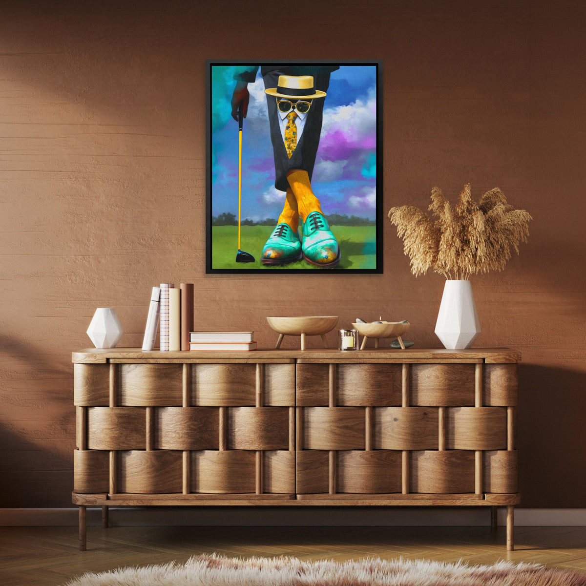 Gentleman Golfer's Reverie - Luxury Wall Art