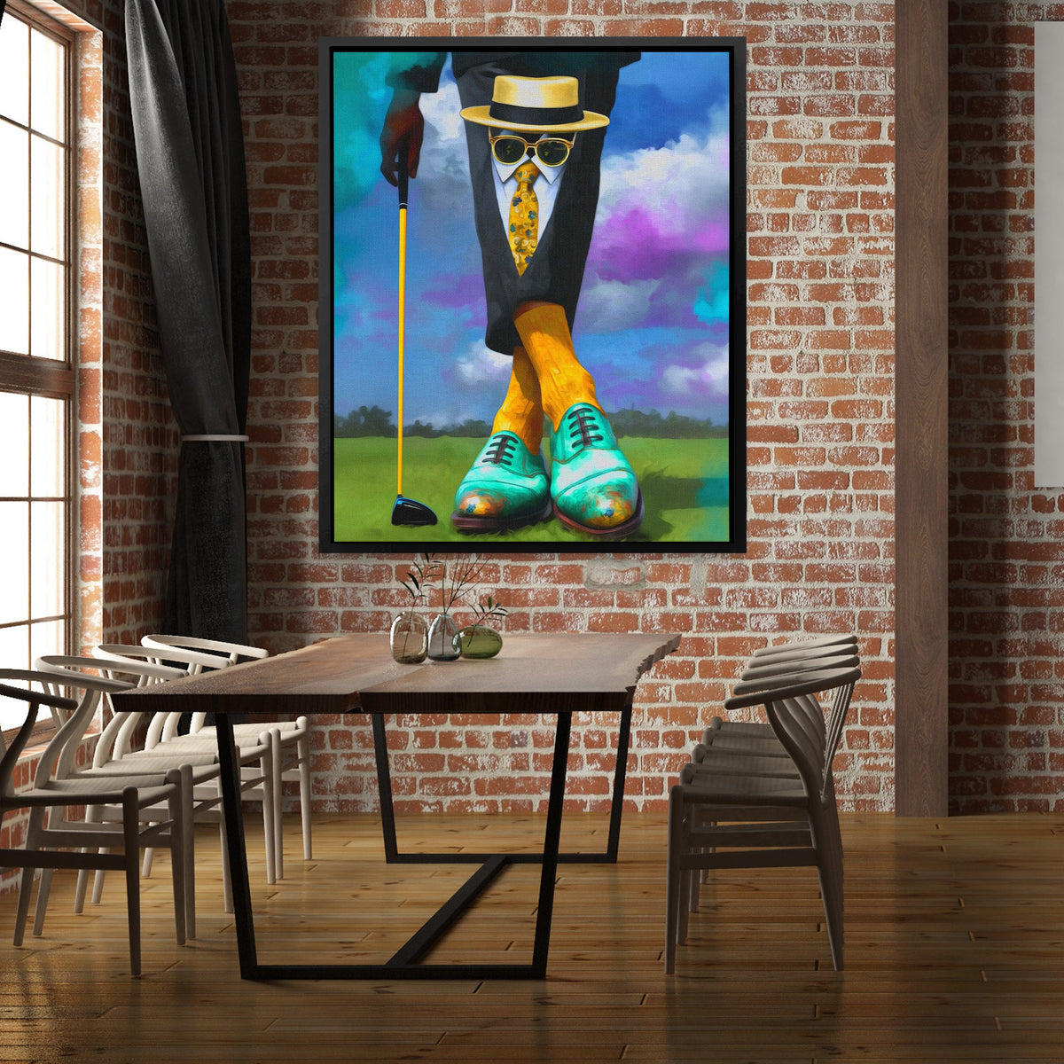 Gentleman Golfer's Reverie - Luxury Wall Art