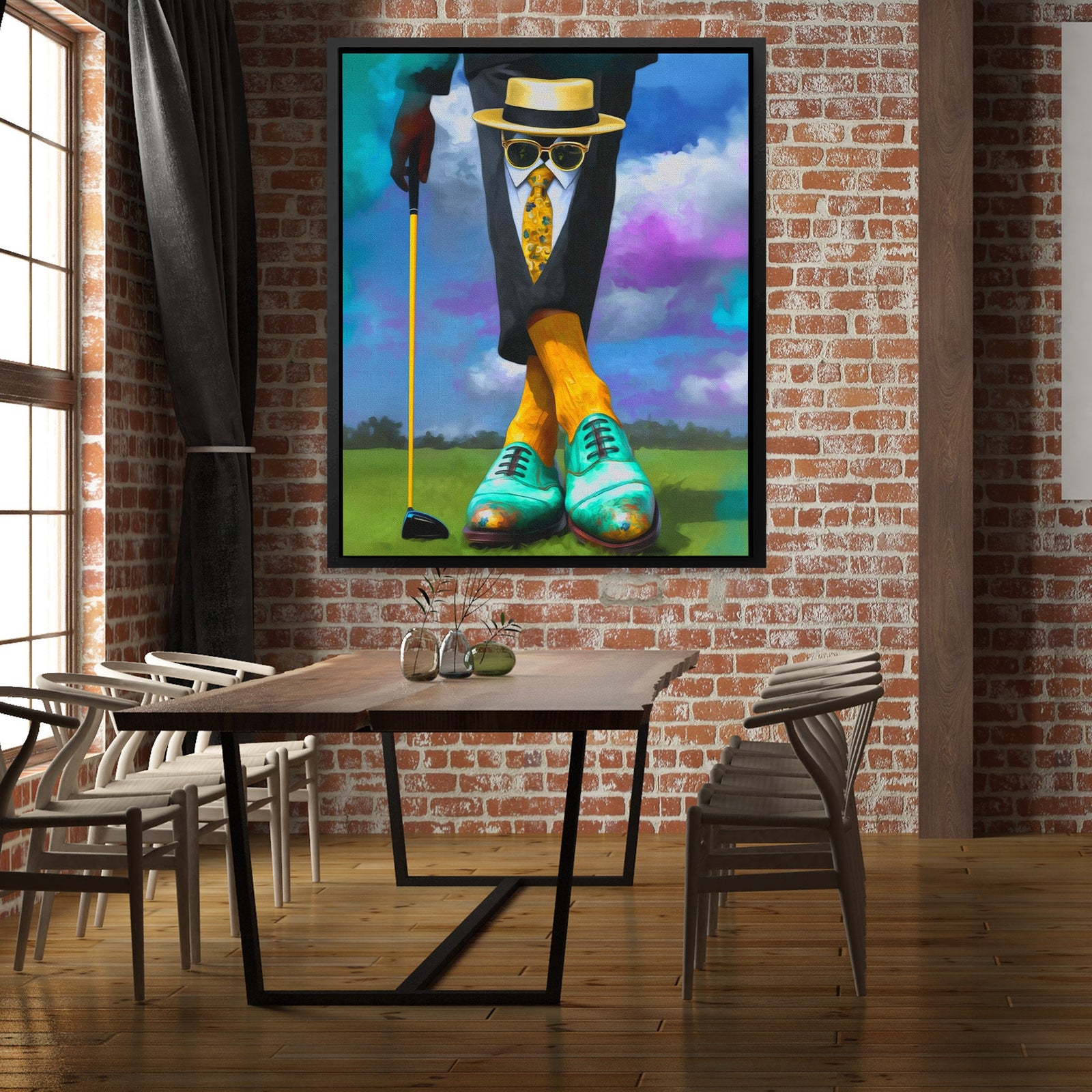 Gentleman Golfer's Reverie - Luxury Wall Art