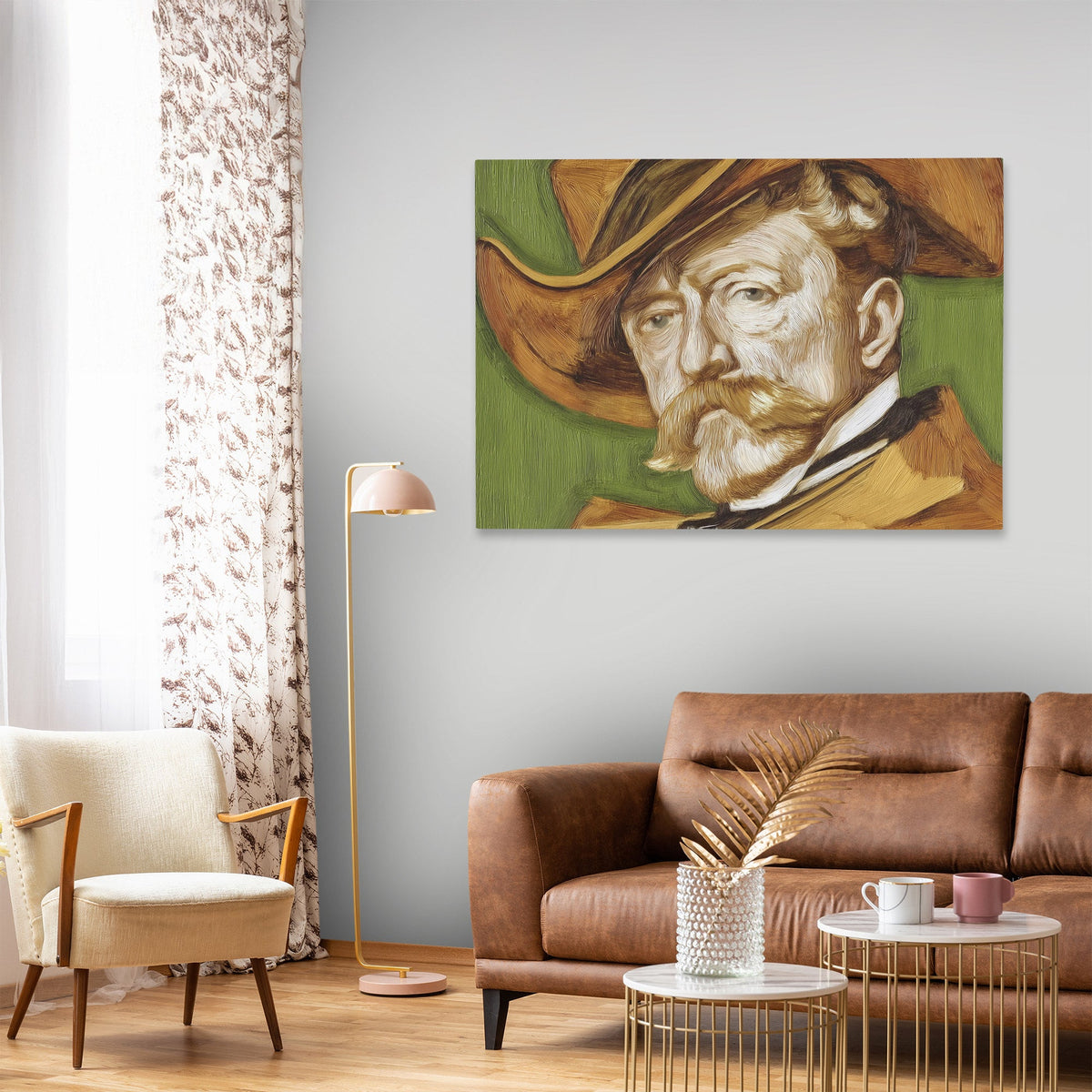 Gentleman of Flowing Time - Luxury Wall Art