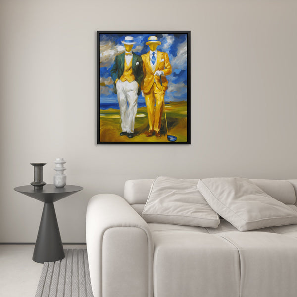 Gentlemen's Golden Hour in a room