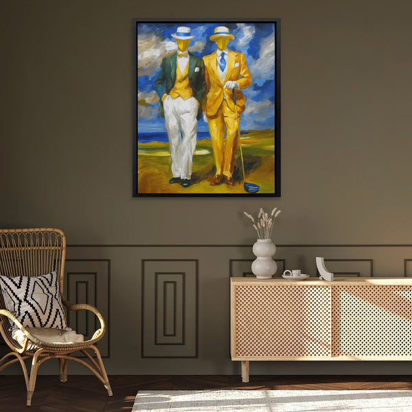 Gentlemen's Golden Hour in a room