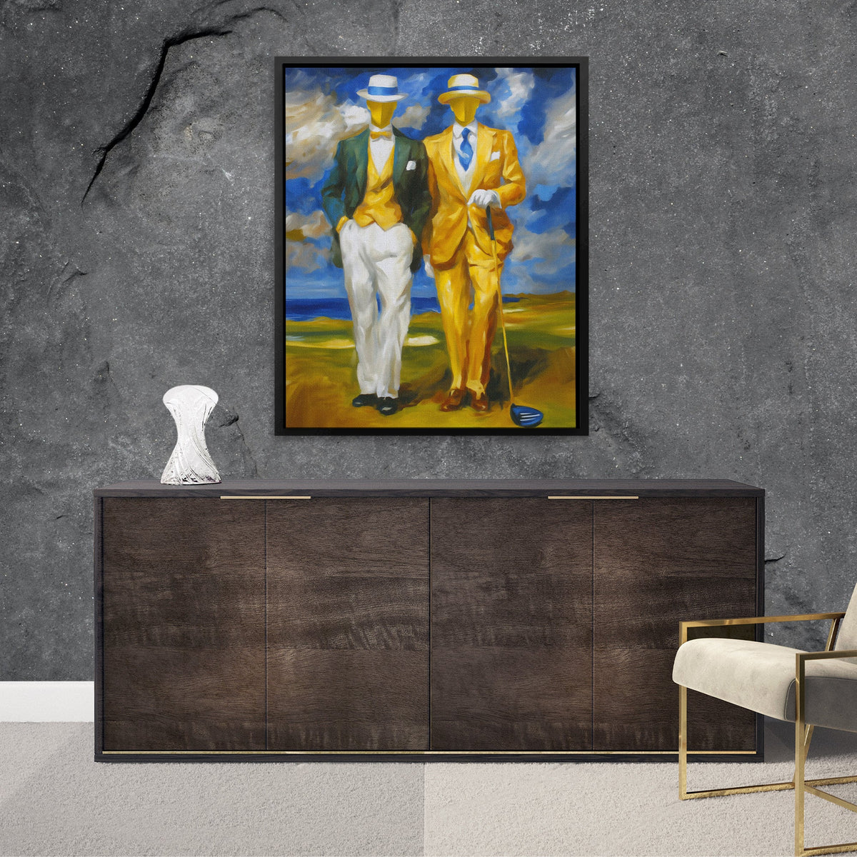 Gentlemen's Golden Hour - Luxury Wall Art