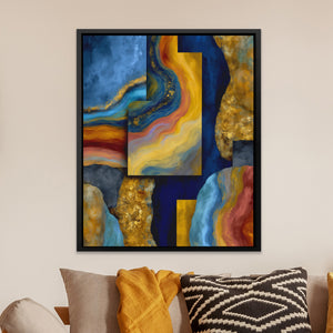 Geological Layers Unfinished — Geological Layers Unfinished Orange Room Zoom 230