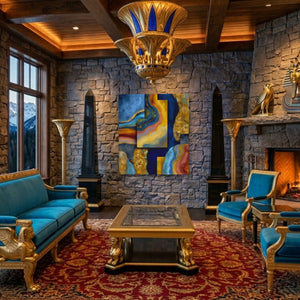 Geological Layers Unfinished — Geological Layers Unfinished Weird Egyptian Room Port 350