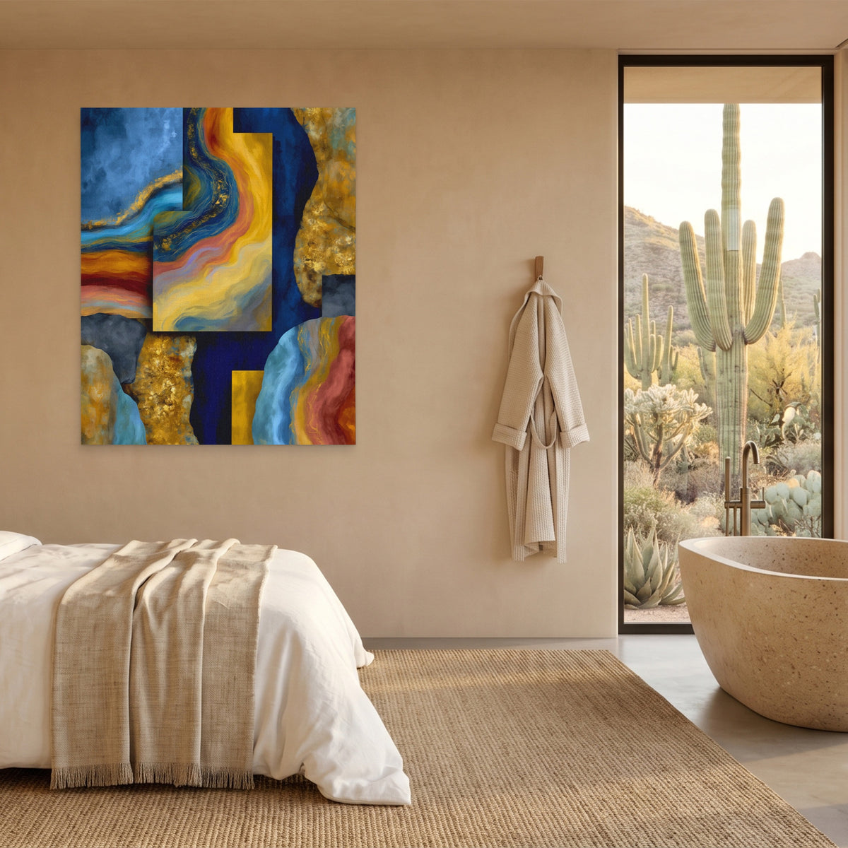 Geological Layers Unfinished — Geological Layers Unfinished Desert Home Port 38