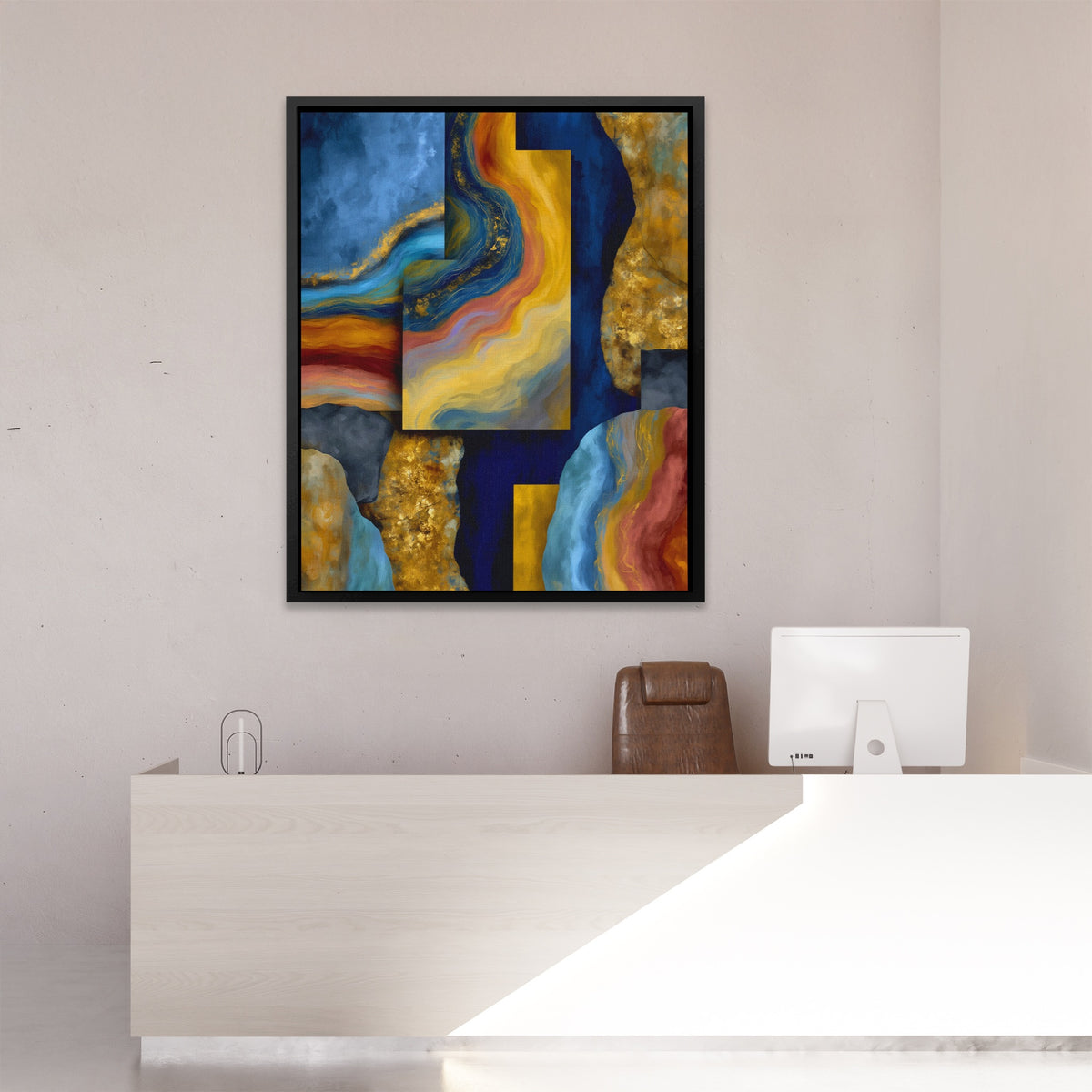 Geological Layers Unfinished — Geological Layers Unfinished New   Reception Desk Port 206